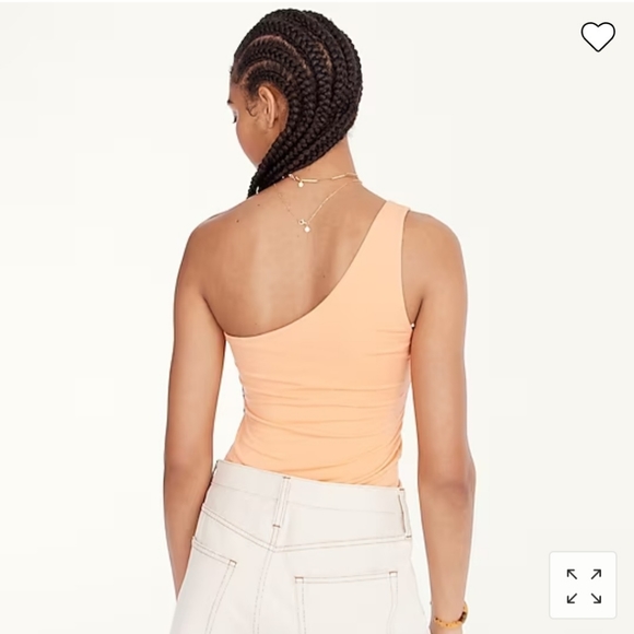 NWT J CREW FORMKNIT ONE SHOULDER TANK - Picture 3 of 4